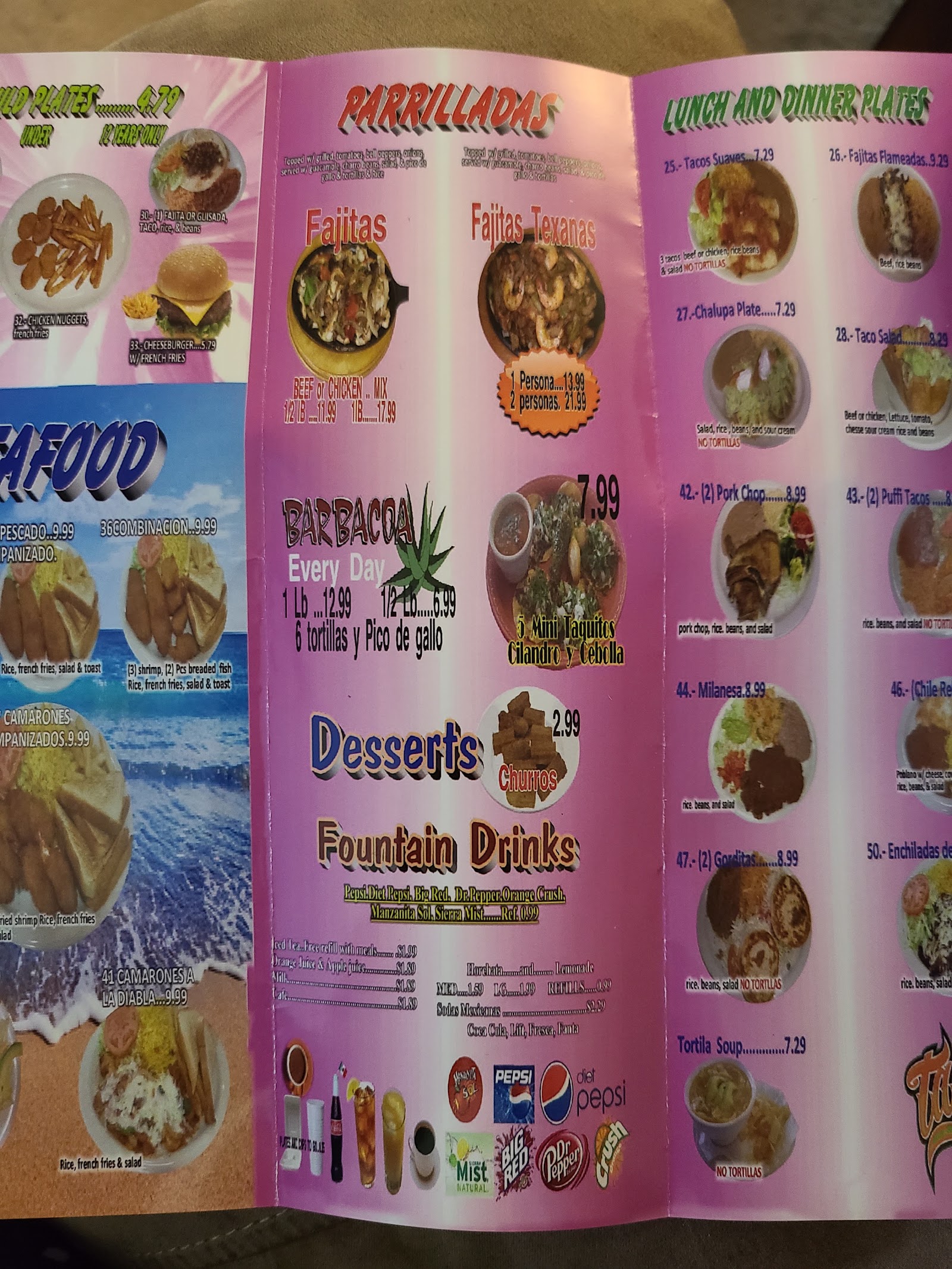TAQUERIA JALISCO EXPRESS dish detail
